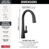 Touch<sub>2</sub>O® Technology Kitchen Faucet with Touchless Technology