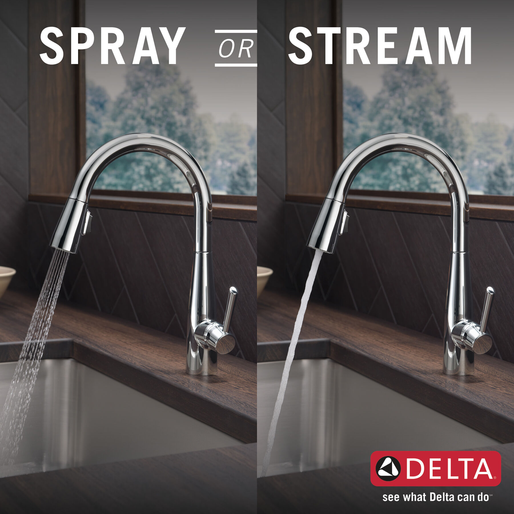 Single Handle Pull-Down Kitchen Faucet, image 6