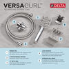 Detangling Hand Shower with 4-Setting Showerhead Bundle