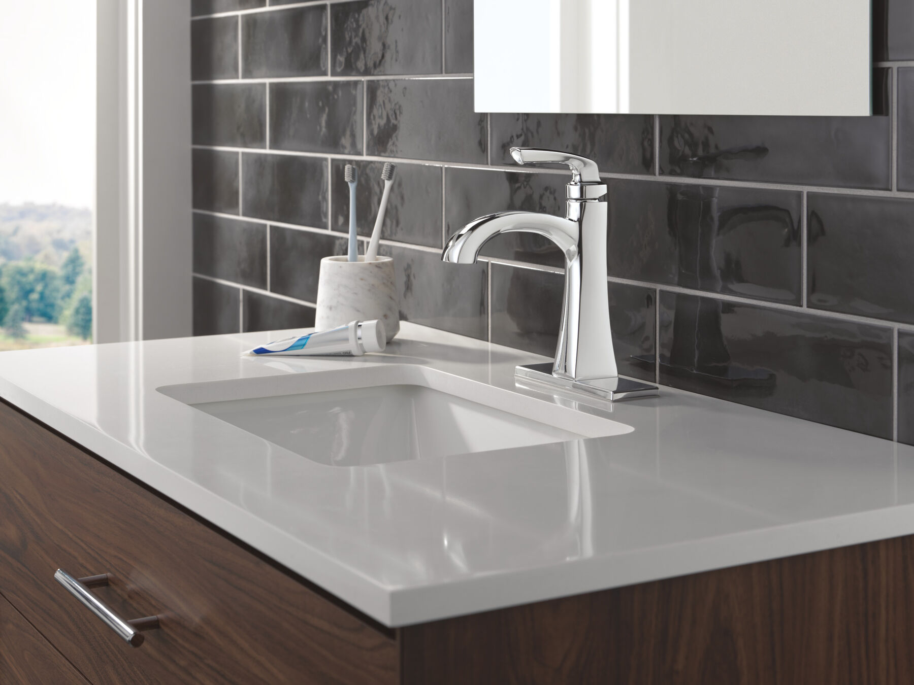 Single Handle Bathroom Faucet, image 4