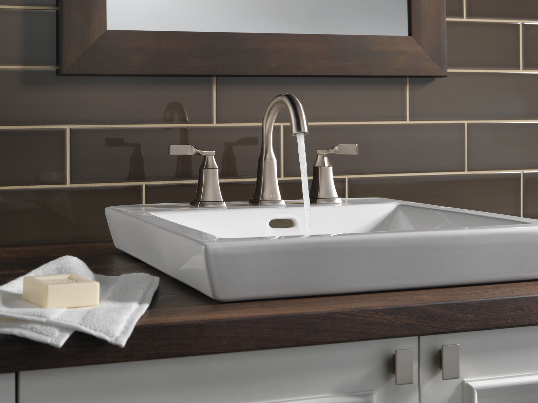 Two Handle Widespread Bathroom Faucet, image 2
