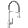 Single Handle Pull-Down Kitchen Faucet With Spring Spout