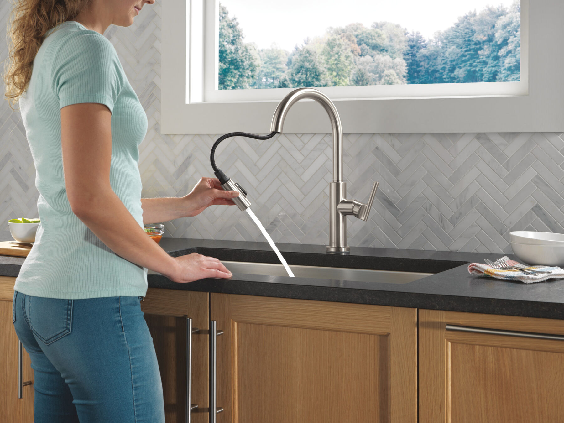 Pull-Down Kitchen Faucet (Recertified), image 3