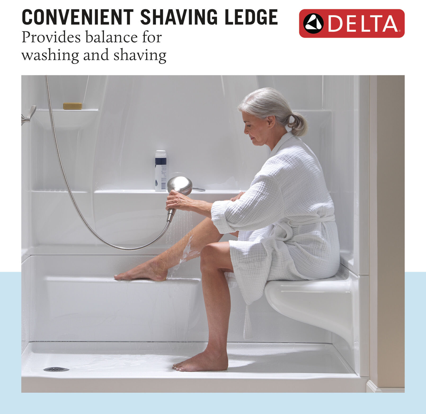 Procrylic Seated Shower Kit 60"x32" Left Drain, image 14