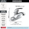 Single Handle Centerset Bathroom Faucet