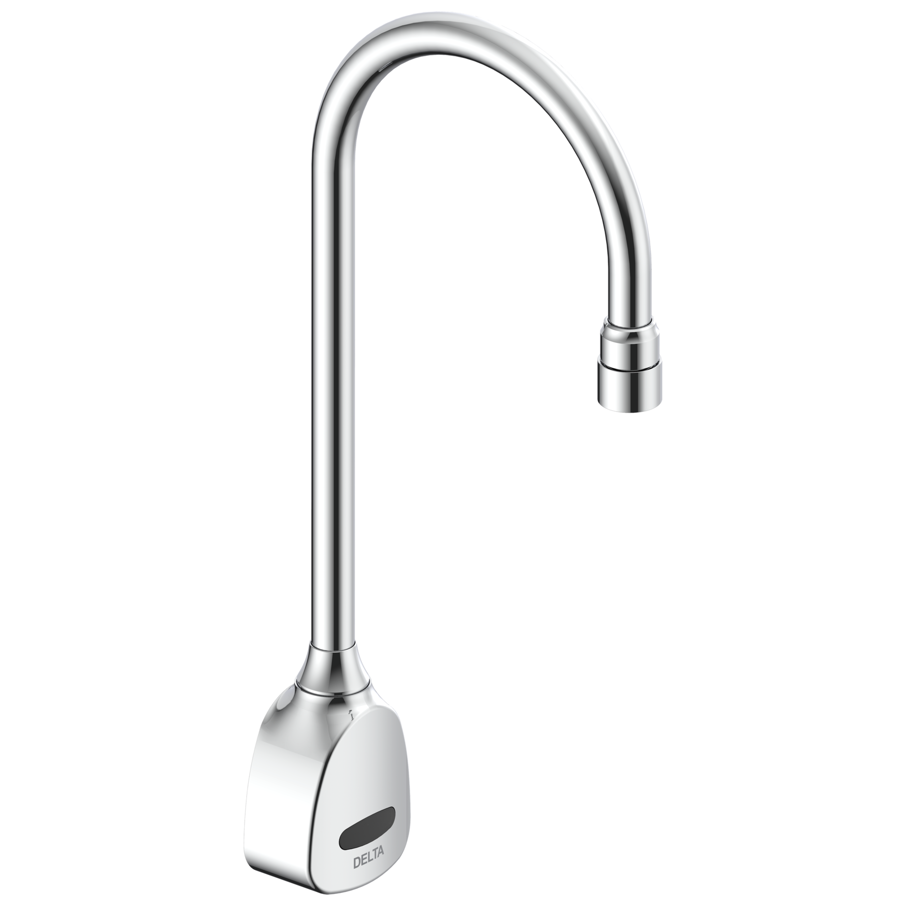 Wallmount Electronic Gooseneck Faucet, Battery, 1.5gpm