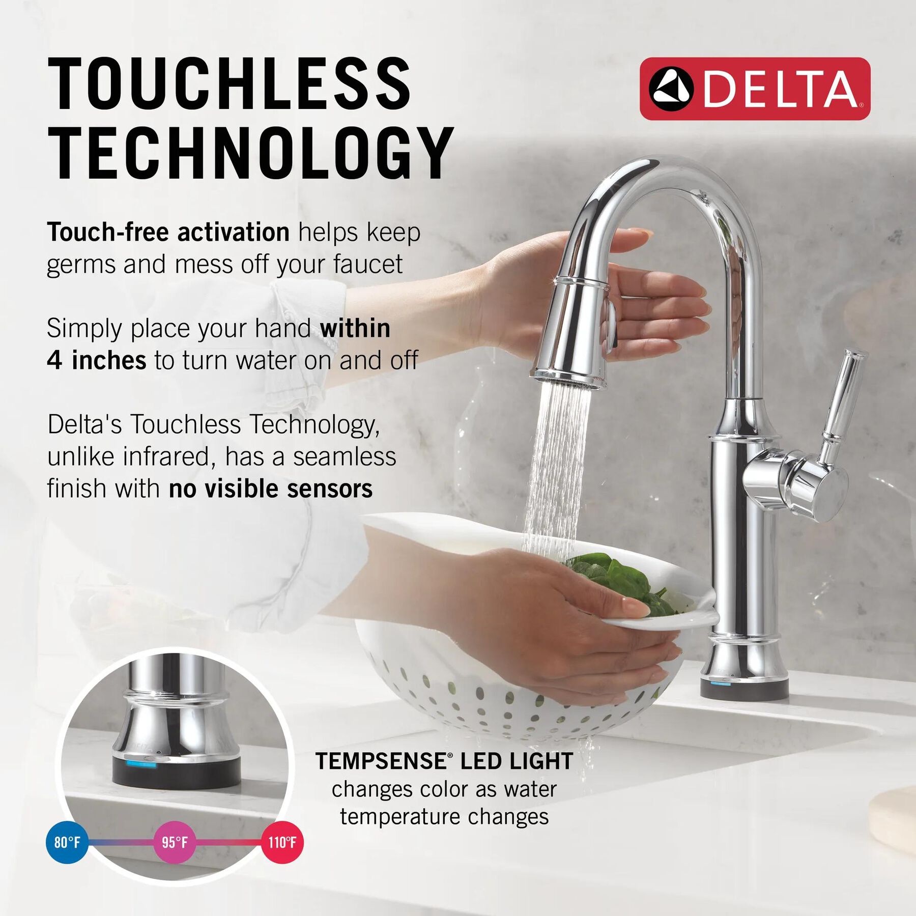 Touch2O&reg; Bar / Prep Faucet with Touchless Technology