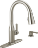Single Handle Pull-Down Kitchen Faucet with Soap Dispenser and ShieldSpray&reg; Technology (Recertified)