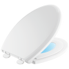 Elongated Slow-Close / Quick-Release Nightlight Family Seat