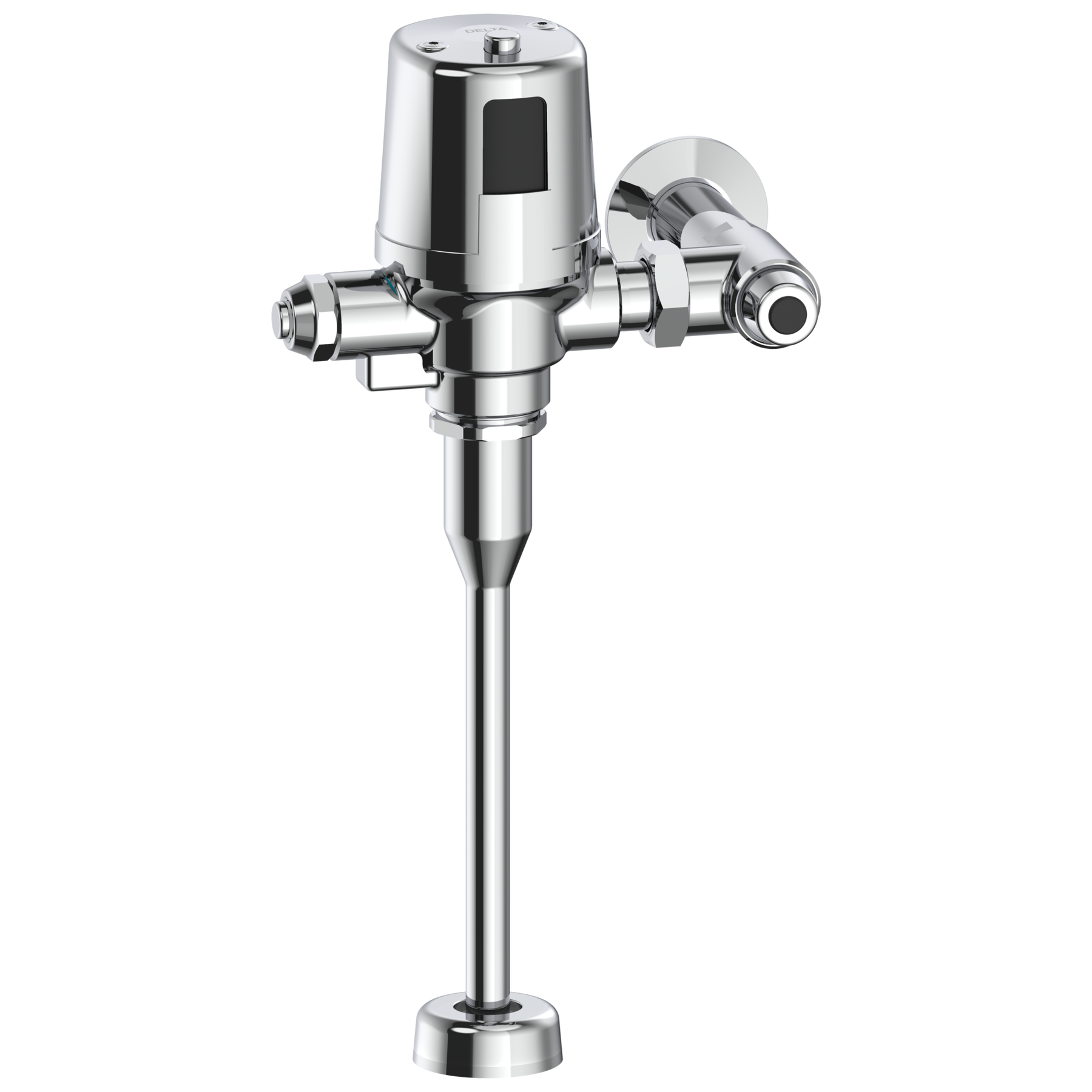 Electronic Exposed Urinal Flush Valve with Mechanical Manual Override - Battery Operated