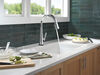 Touch<sub>2</sub>O® Technology Kitchen Faucet with Touchless Technology