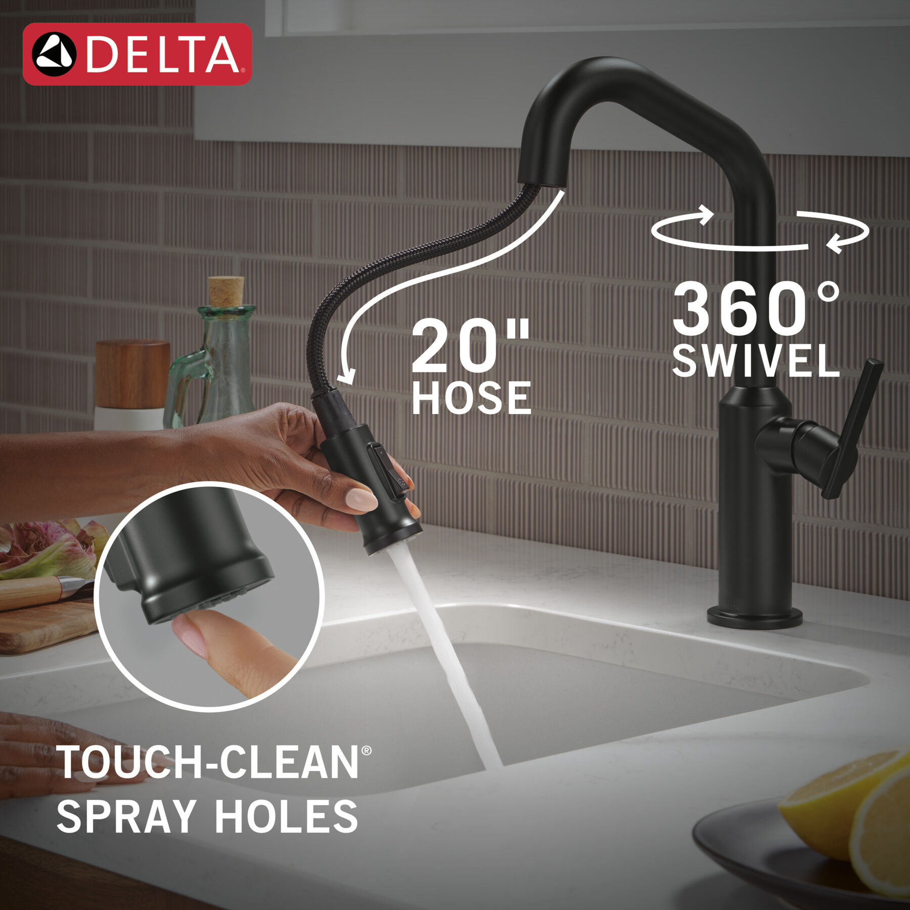 Single Handle Pull-Down Bar/Prep Faucet