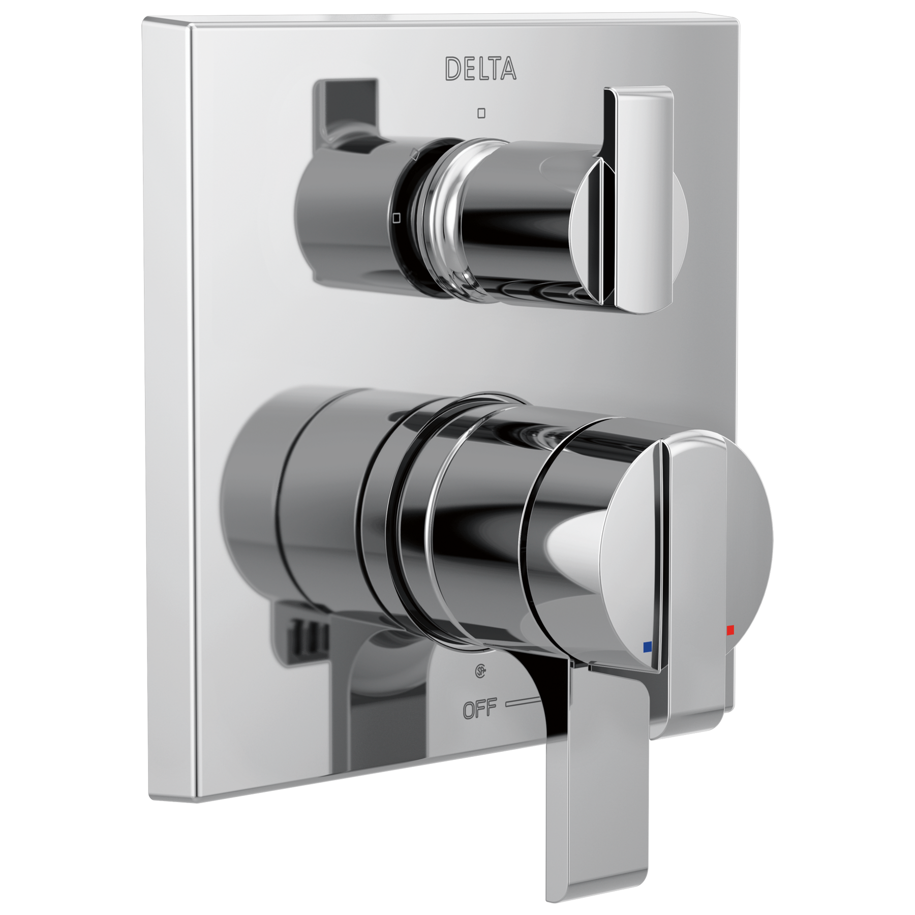 Angular Modern Monitor® 17 Series Valve Trim with 3-Setting Integrated Diverter