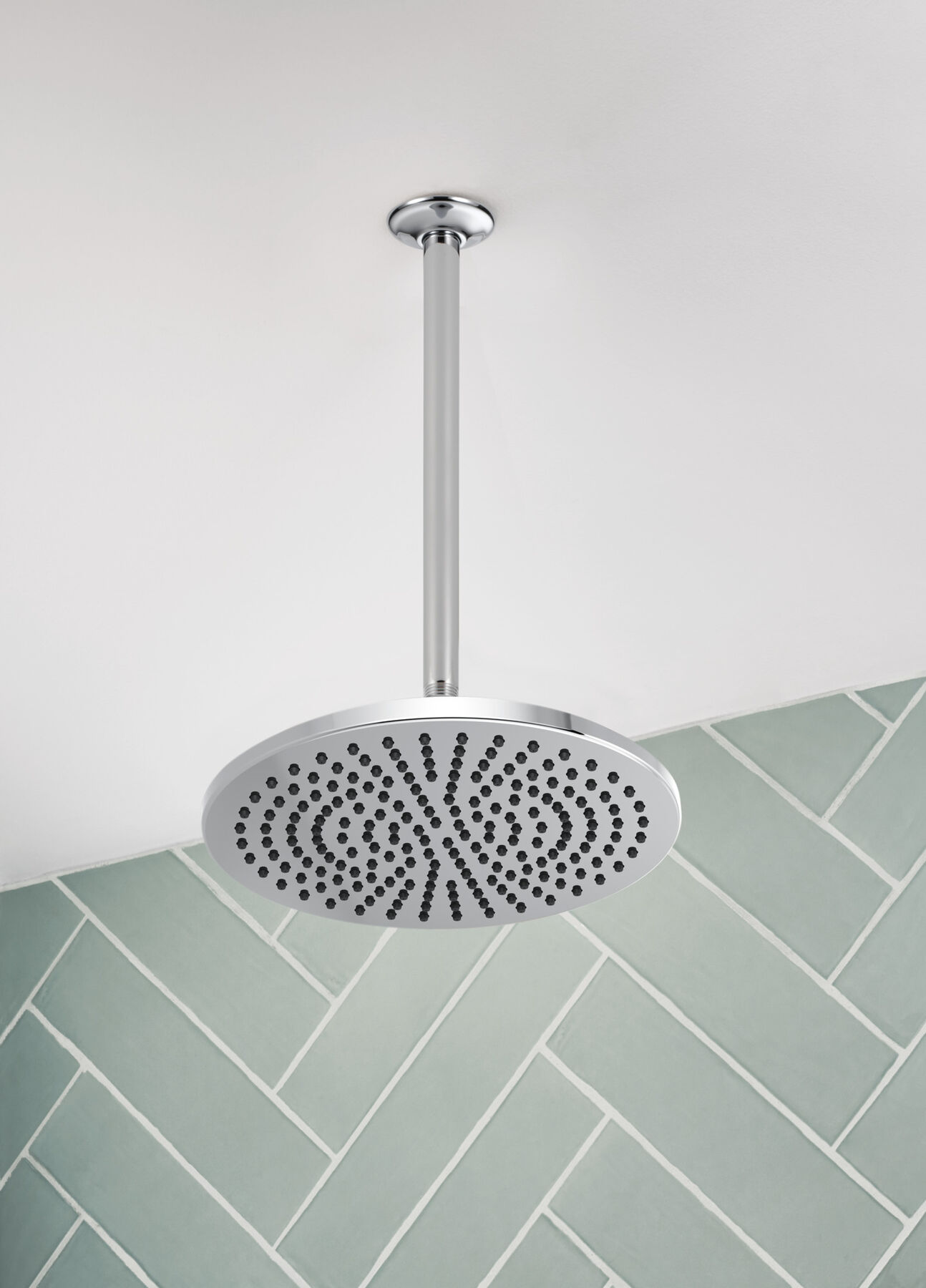 Shower Arm & Flange 14" Ceiling Mount, image 1