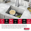 23” Undermount Stainless Steel Single Bowl Kitchen Sink with Accessories