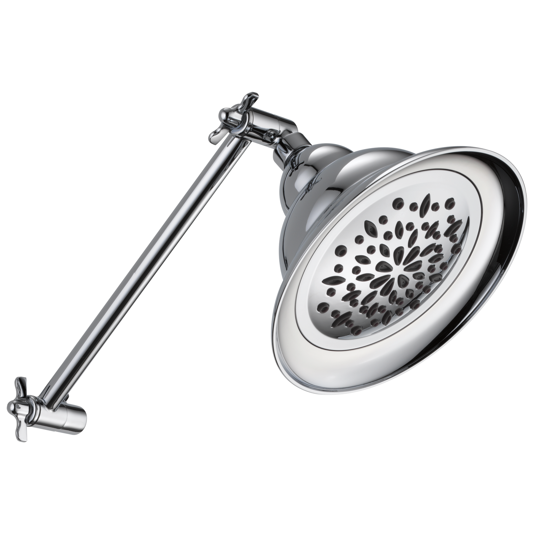 Bell Shower Head with Adjustable Arm Extender