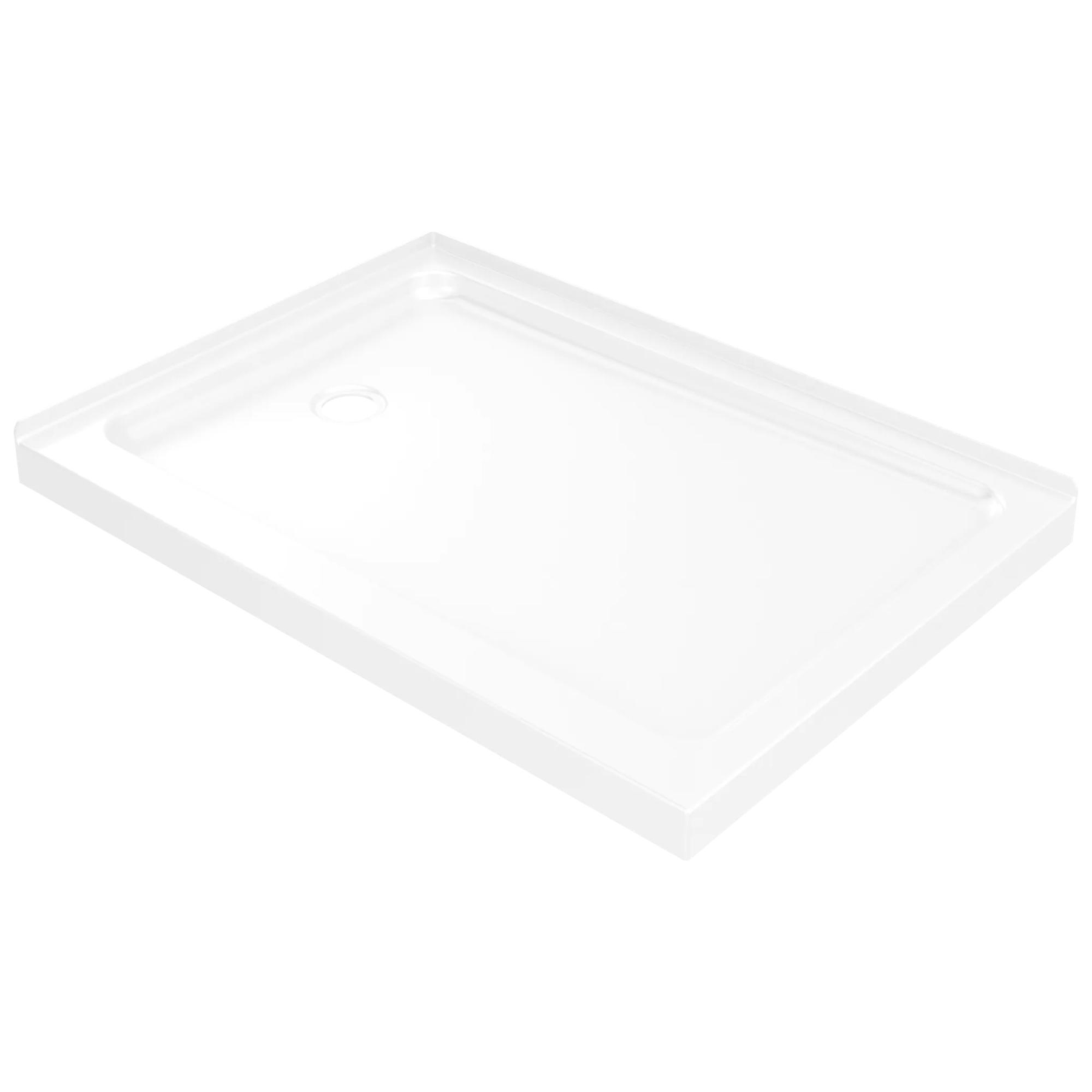 48&rdquo;x34&rdquo; Left Drain Corner Shower Base