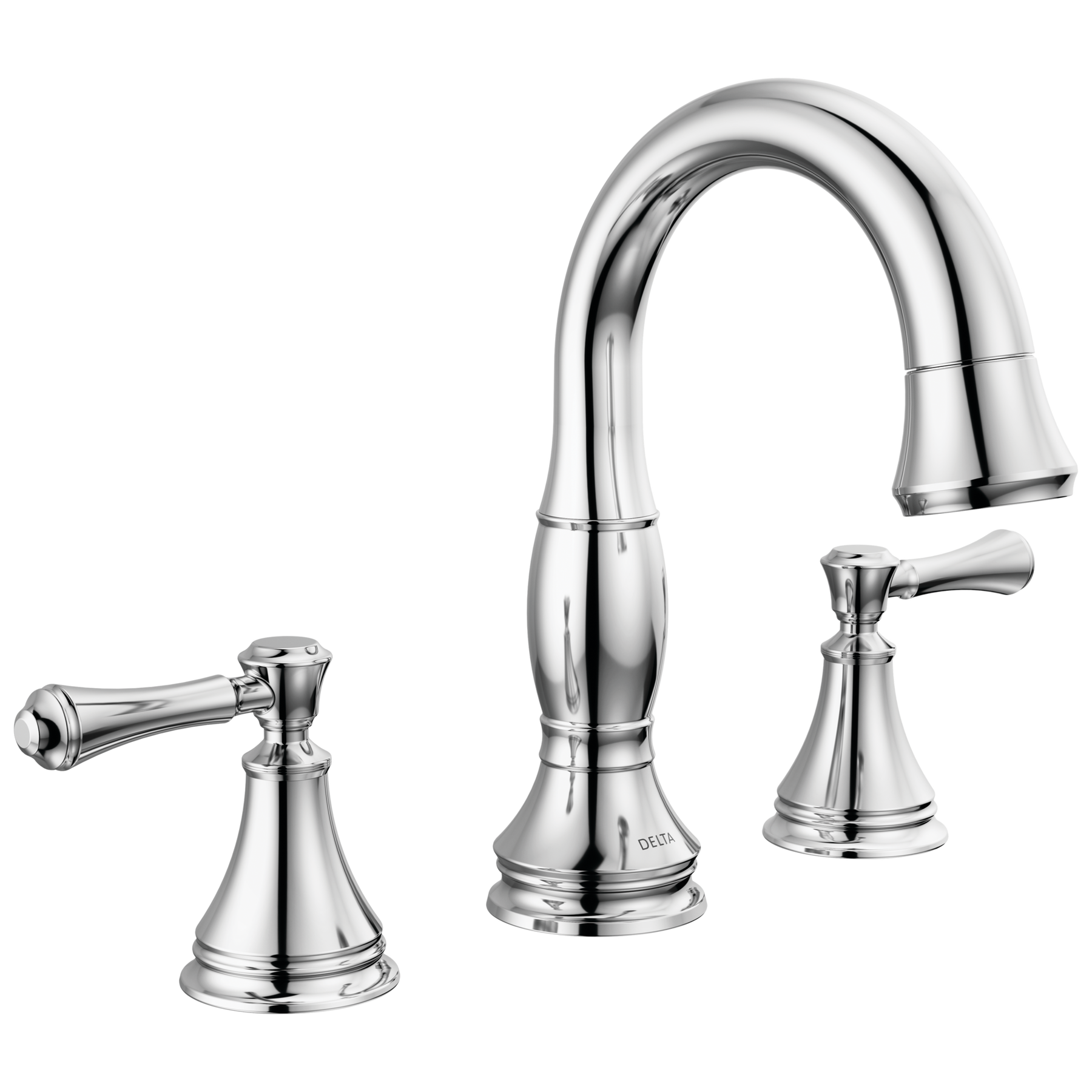 Two Handle Widespread Pull-Down Bathroom Faucet