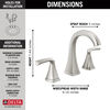 Two Handle Widespread Bathroom Faucet (Recertified)