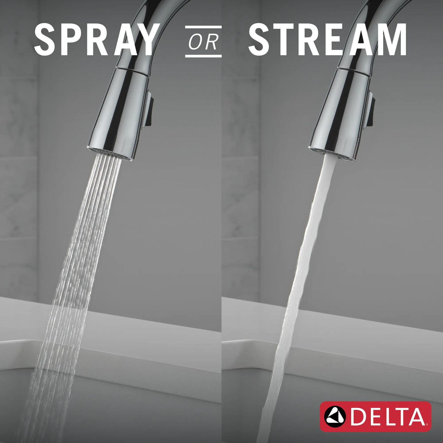 Touch<sub>2</sub>O&reg; Technology Kitchen Faucet with Touchless Technology