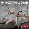 Single-Handle Pull-Down Spring Kitchen Faucet