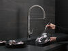 Single-Handle Pull-Down Spring Kitchen Faucet