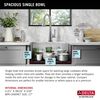 23&rdquo; Undermount Stainless Steel Single Bowl Kitchen Sink&nbsp;with Accessories