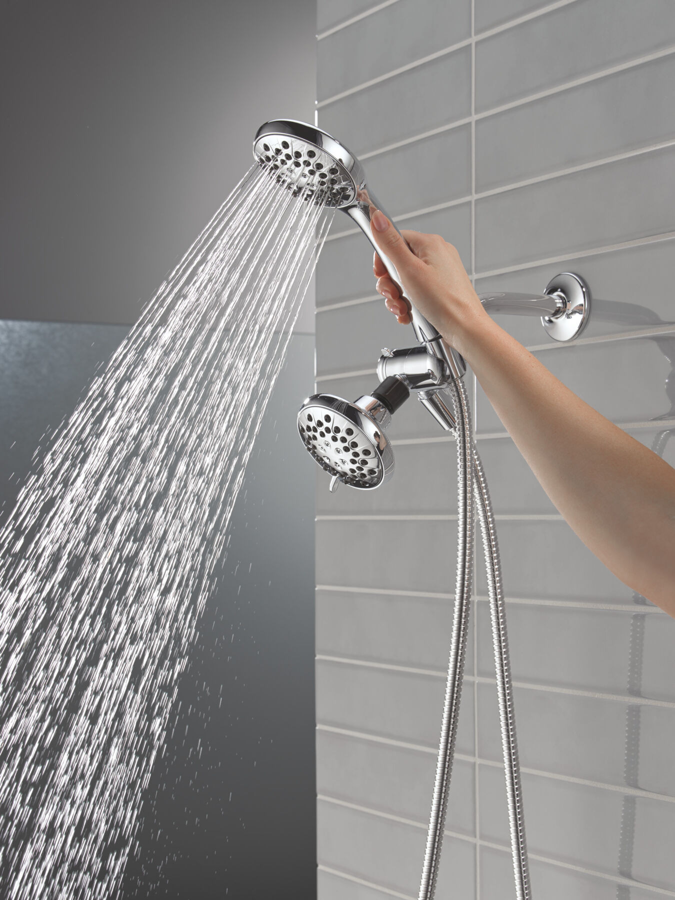 3-Setting Combination Shower in Chrome - 1.75 GPM, image 2