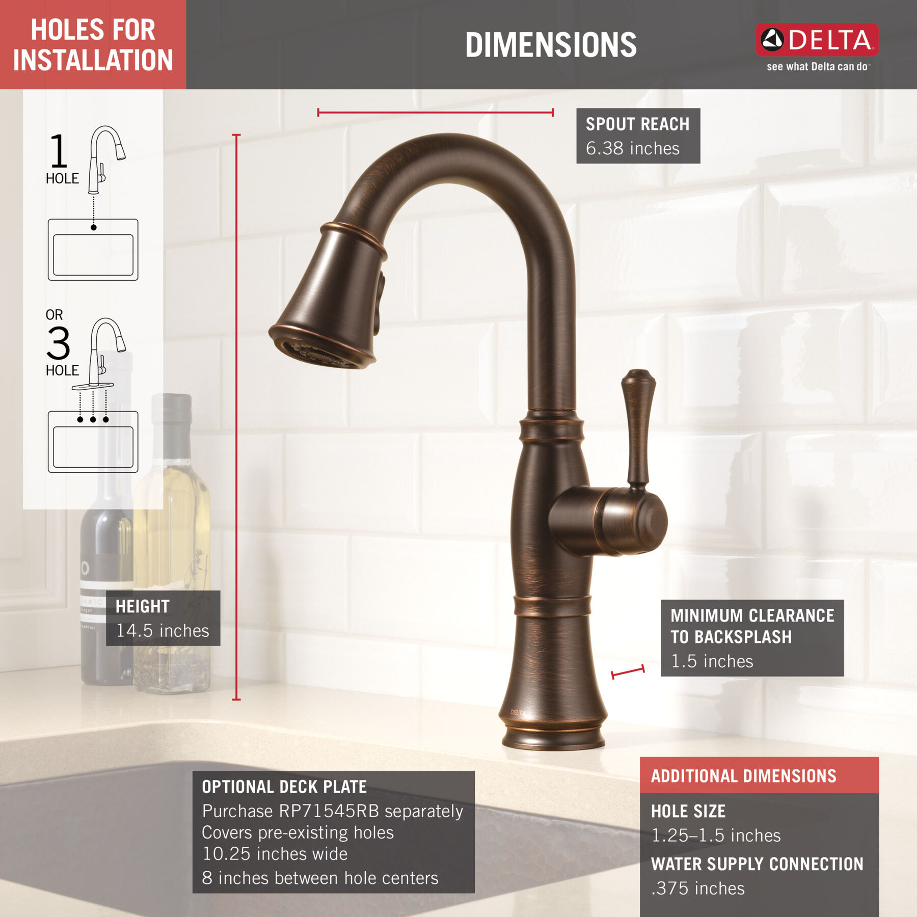 Prep Faucet 1L (Recertified), image 1