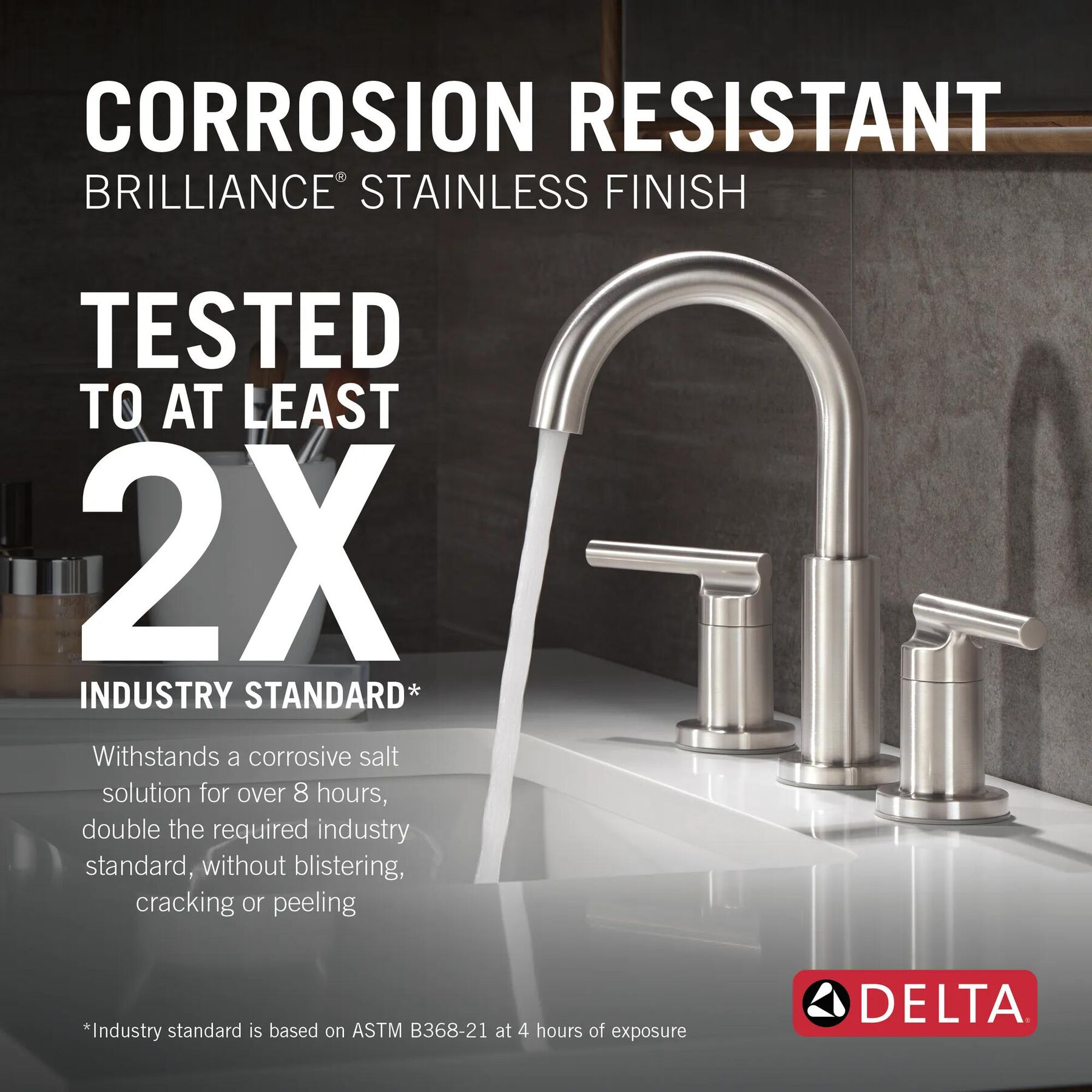 Two Handle Widespread Lavatory Faucet