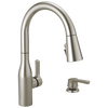 Single Handle Pull-Down Kitchen Faucet with Soap Dispenser and ShieldSpray&reg; Technology (Recertified)
