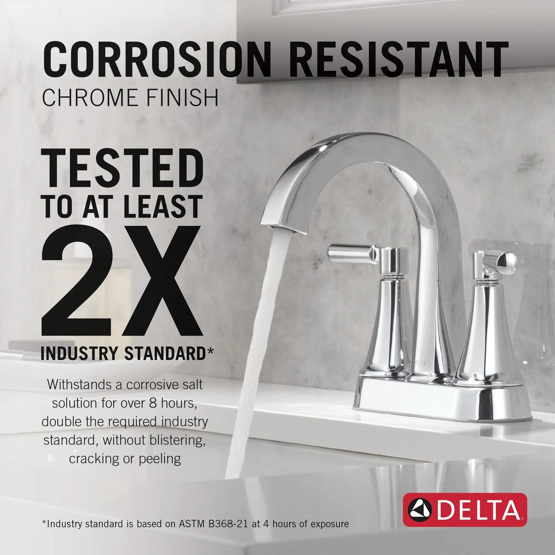Two Handle Centerset Bathroom Faucet
