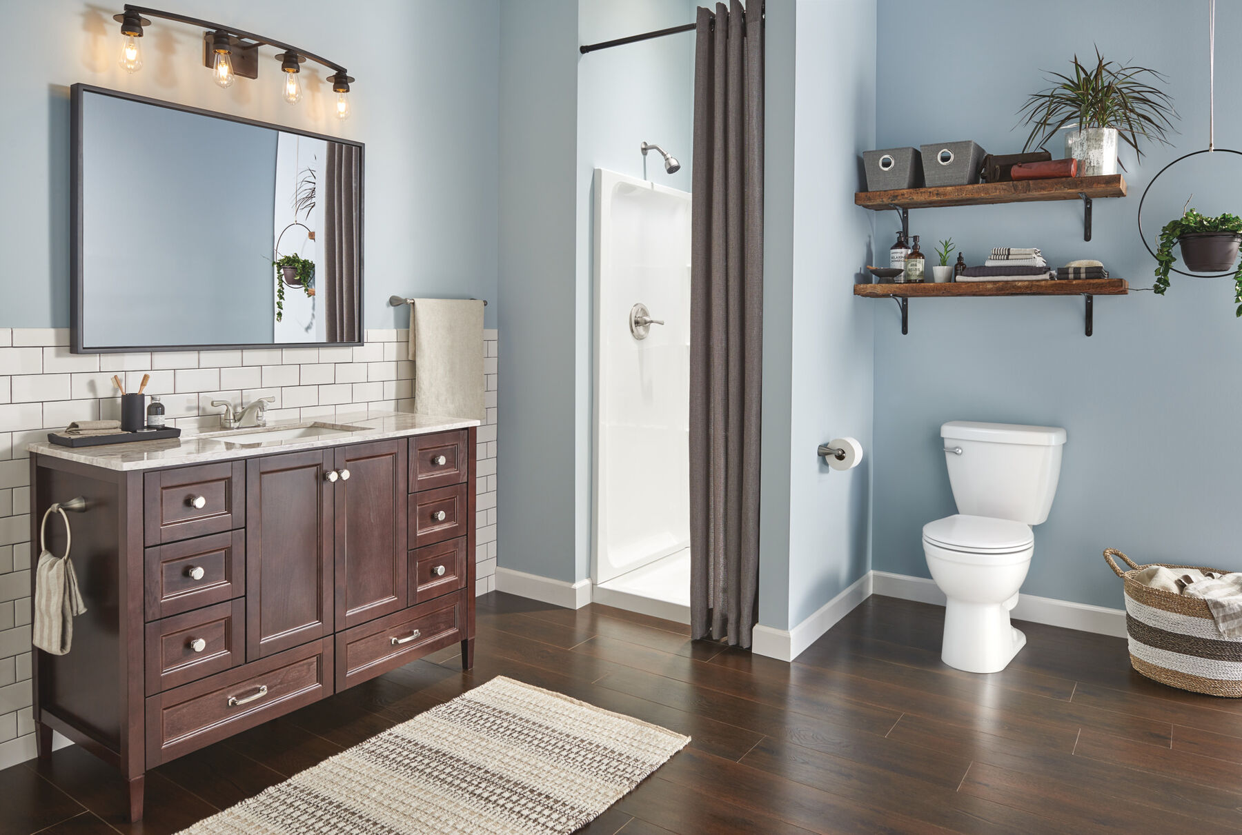 Two Handle Centerset Bathroom Faucet (Recertified), image 1