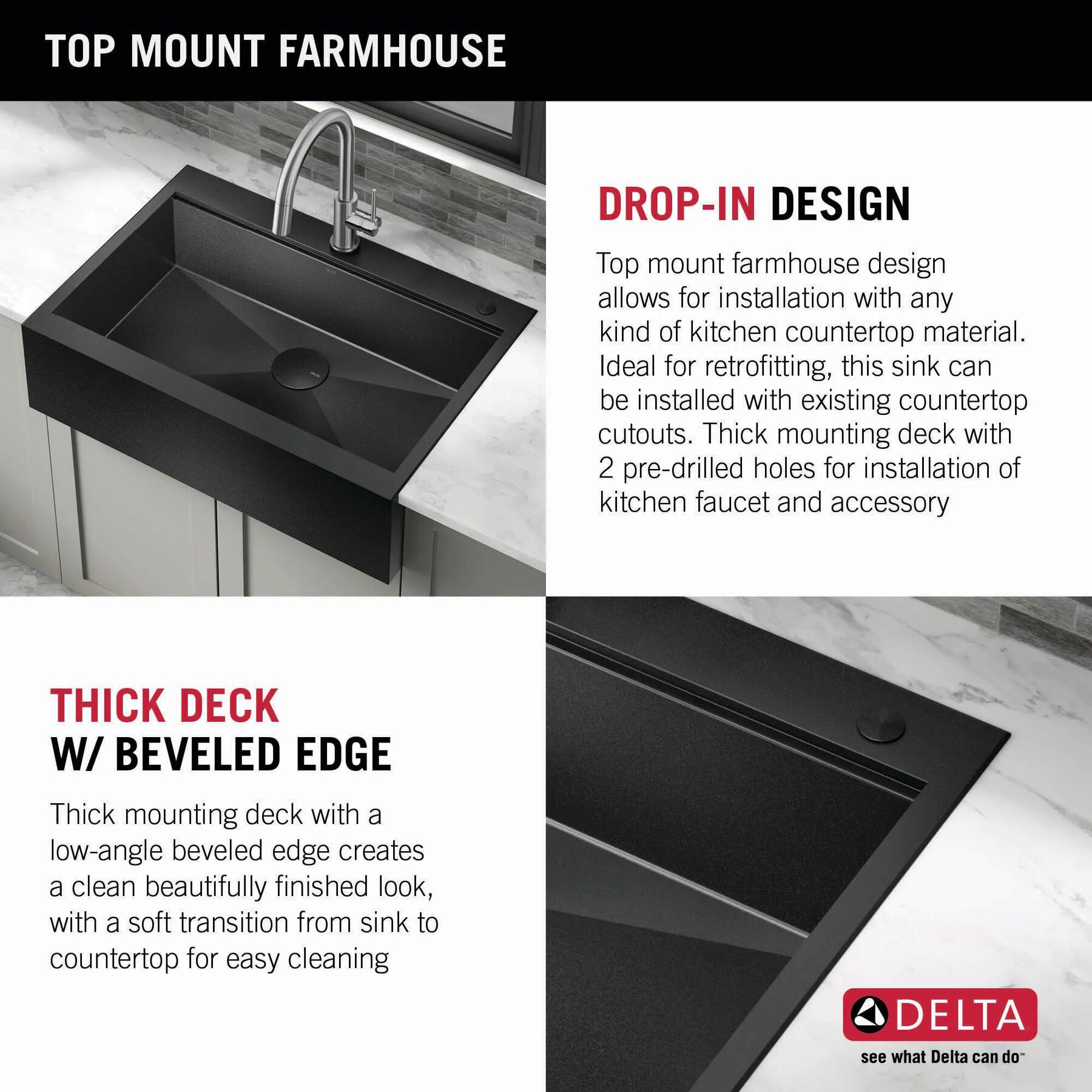 36&rdquo; Retrofit Farmhouse Apron Front 16 Gauge Workstation Kitchen Sink Single Bowl in with WorkFlow&trade; Ledge and&nbsp;Accessories for Top Mount Drop-In Installation