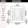 EverEdge Shower Wall 60x32"