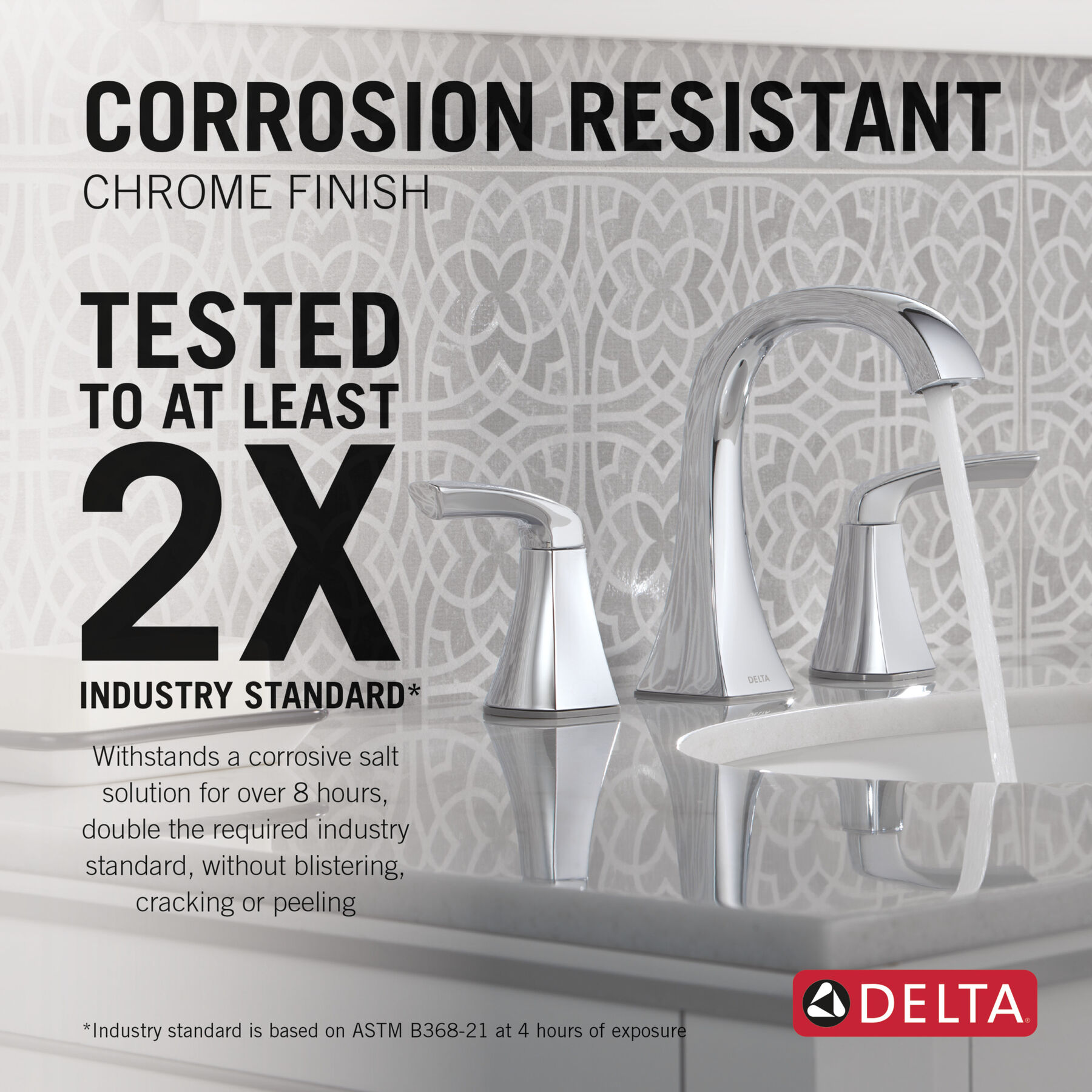 Two Handle Widespread Bathroom Faucet, image 2