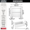 60x32 Alcove Bathtub with Tile Wall Bundle - Right Drain