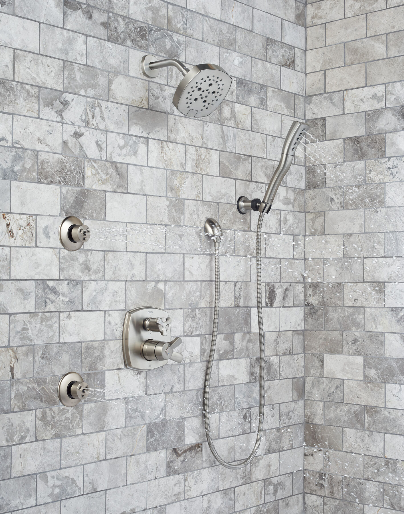 H<sub>2</sub>Okinetic® 5-Setting  Shower Head, image 3