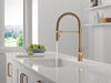 Single-Handle Pull-Down Spring Kitchen Faucet