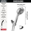 6-Setting Hand Shower with Cleaning Spray