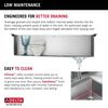 30&rdquo; Retrofit Farmhouse Apron Front 16 Gauge Stainless Steel Single Bowl Kitchen Sink for Undermount / Drop-In Installation with Accessories