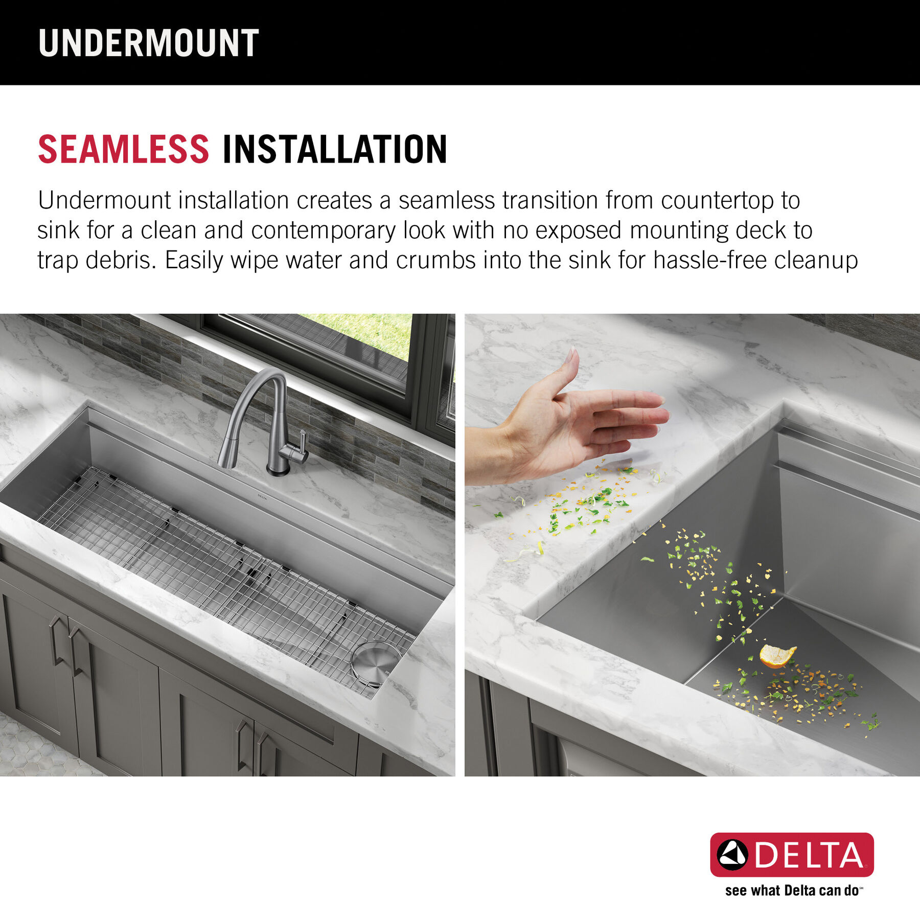 45” Workstation Undermount Single Bowl 16 Gauge Stainless Steel Kitchen Sink with 2-Tier WorkFlow™ Ledge and Accessories, image 17