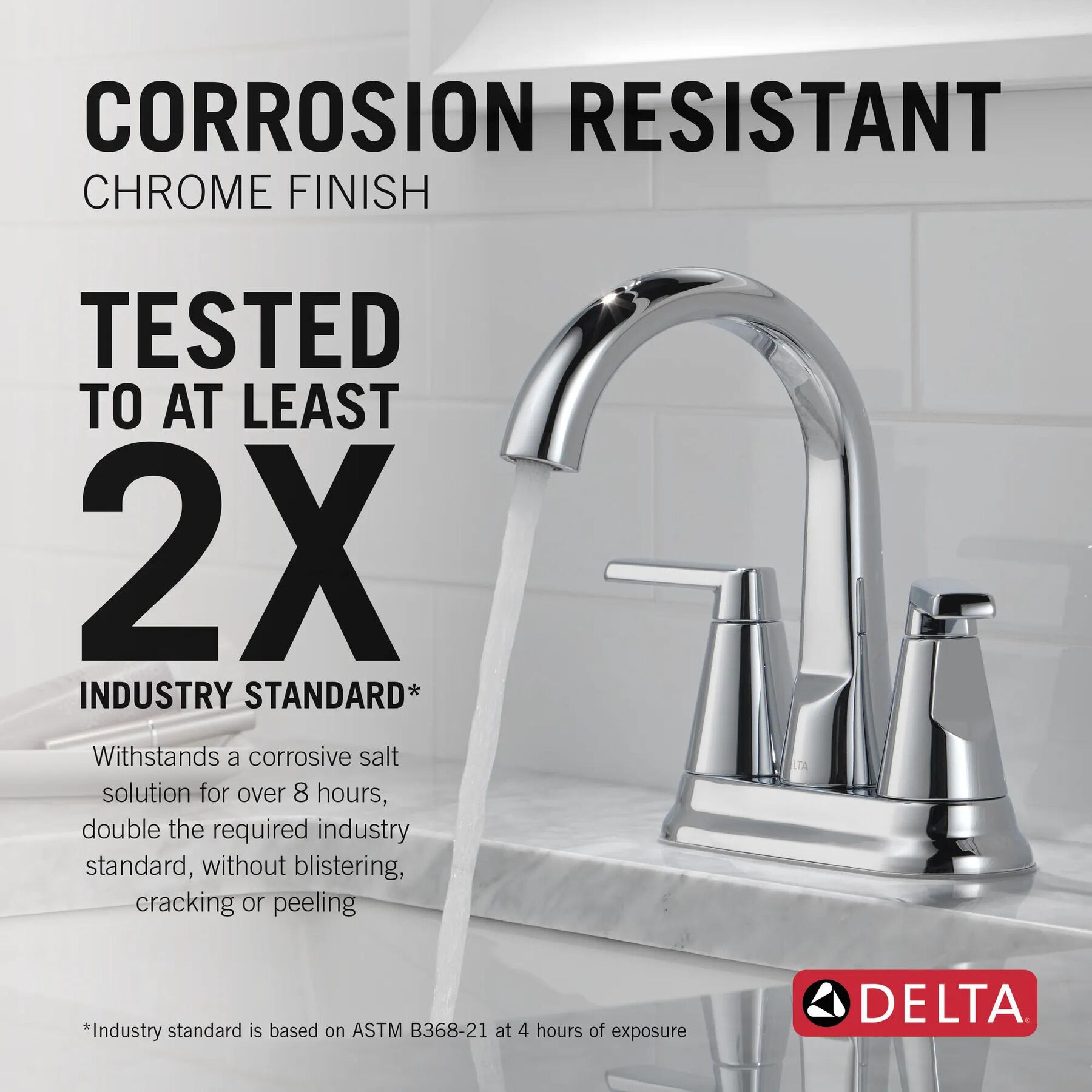 Two Handle Centerset Bathroom Faucet