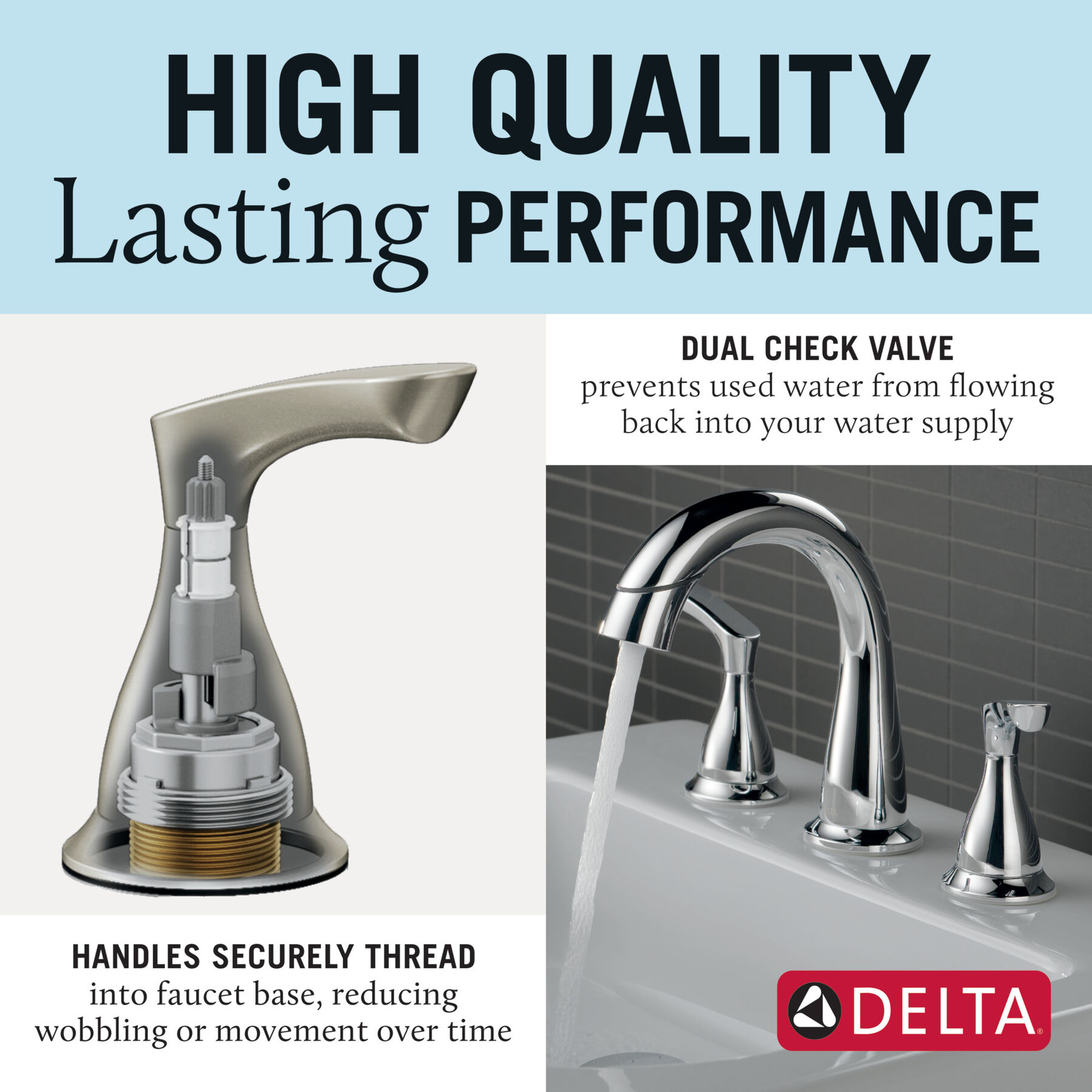 Two Handle Widespread Pull-Down Bathroom Faucet, image 4