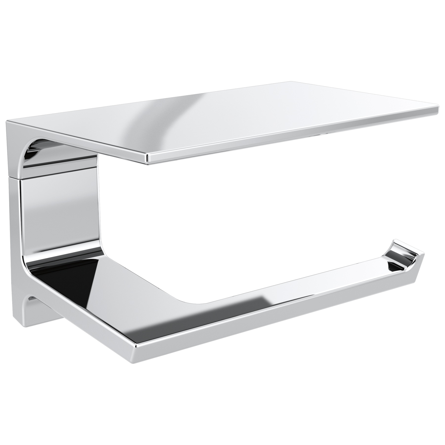 Tissue Holder with Shelf