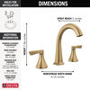 Two Handle Widespread Bathroom Faucet (Recertified)