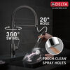 Single-Handle Pull-Down Spring Kitchen Faucet