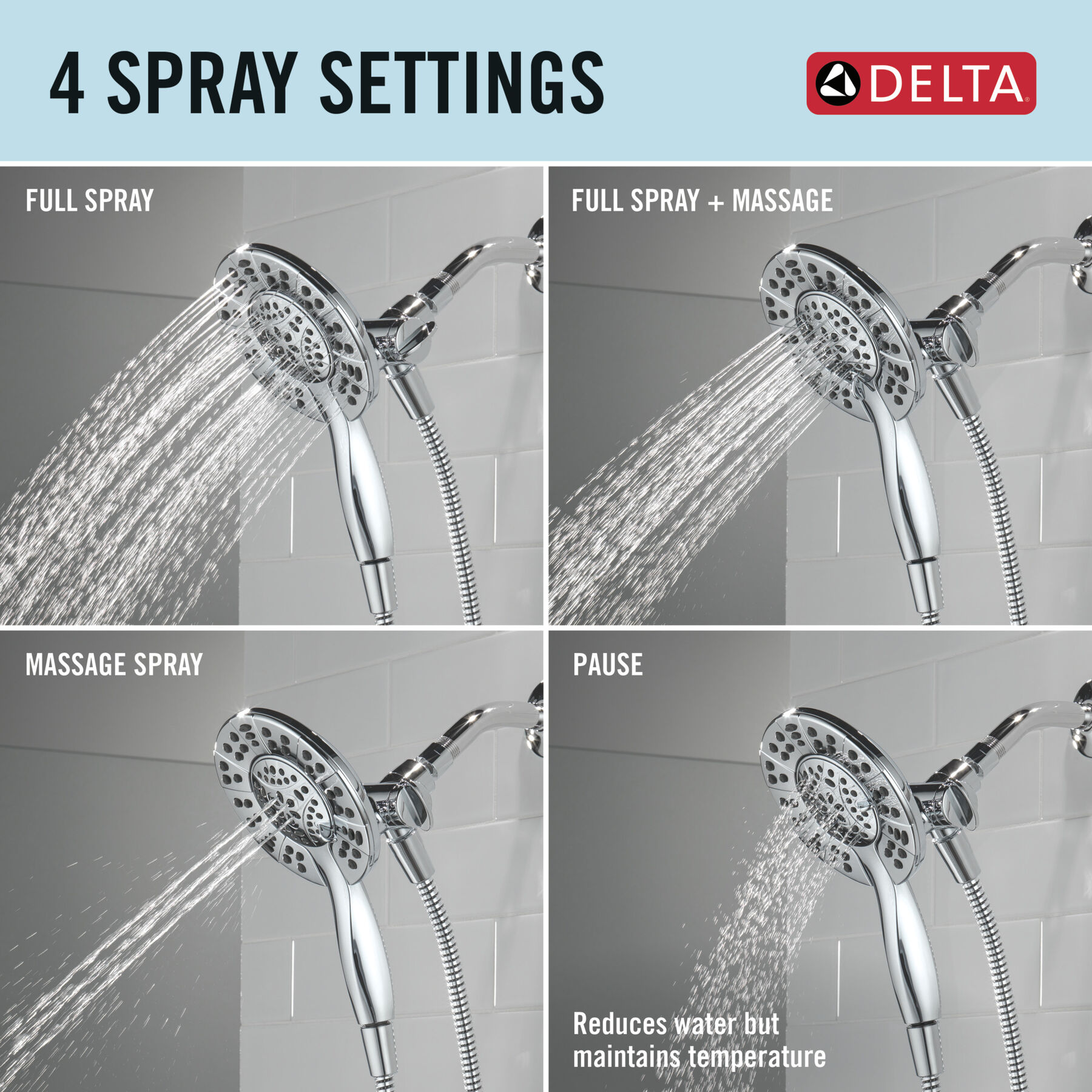 Monitor® 14 Series Shower Only Trim Only with In2ition® Hand Shower, image 9