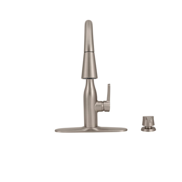 Single Handle Pull-Down Kitchen Faucet with Soap Dispenser and ShieldSpray&reg; Technology (Recertified)