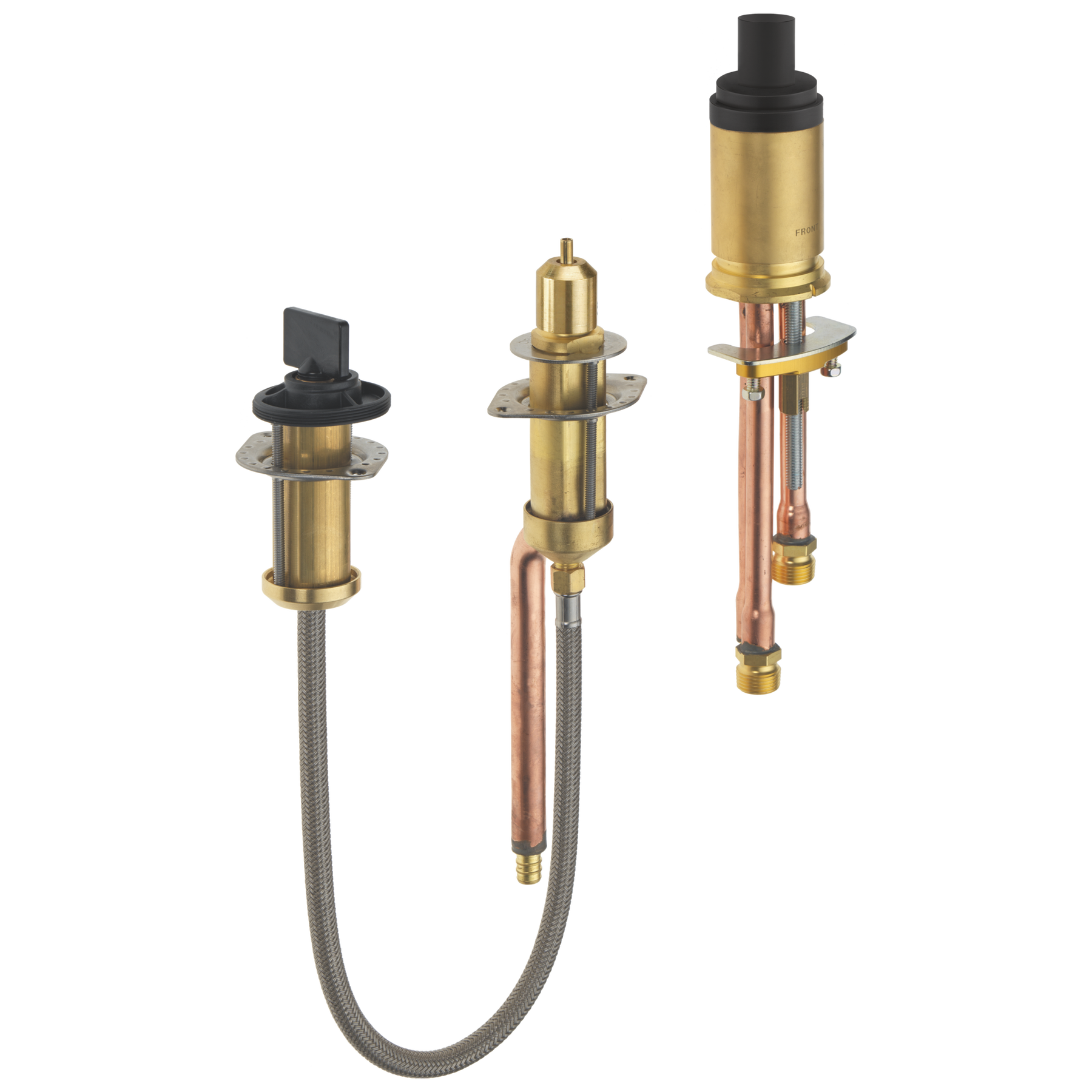 One Handle Flexible Mount with Hand Shower Rough